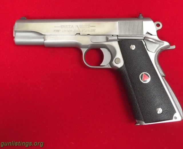 Pistols Rare Delta Elite First Edition, 10mm NIB NO CC FEE