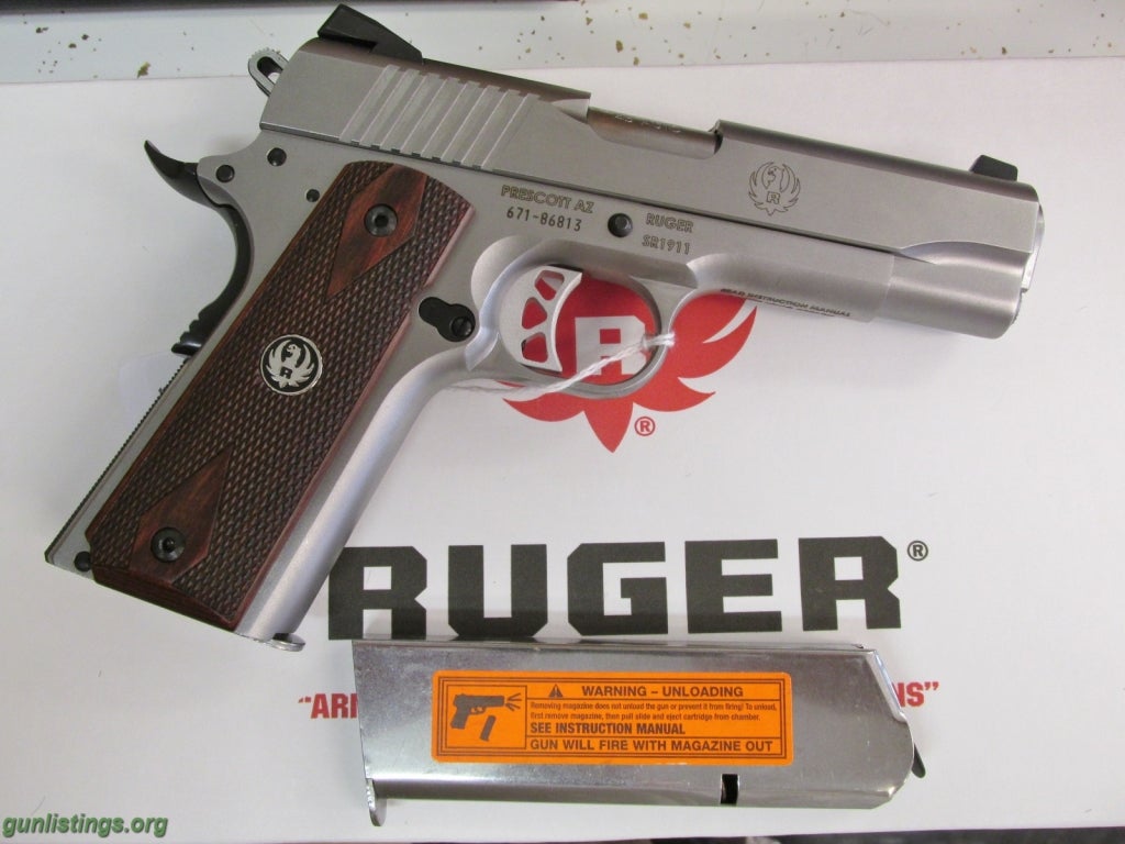 Pistols Ruger 6702 SR1911 Commander 45 ACP 4.25