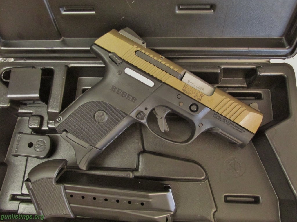 Pistols Ruger SR9C, 9mm, 10/17rd, Bronze Cerakote,Exclusive NEW