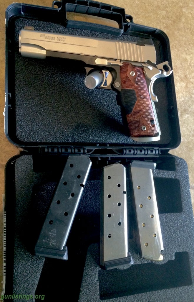 Pistols Sig Sauer C3 1911 W/ Crimson Trace Grips