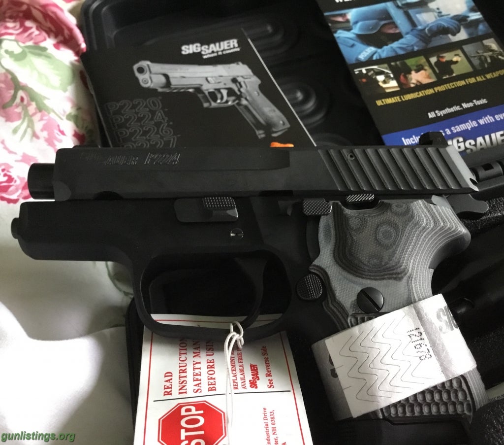 Pistols SIG SAUER P224 EXTREME 40SW WITH NIGHT SIGHTS Nib