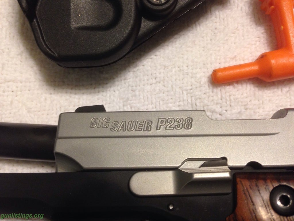 Pistols SIG SAUER P238 W/ LASER & EXTRAS