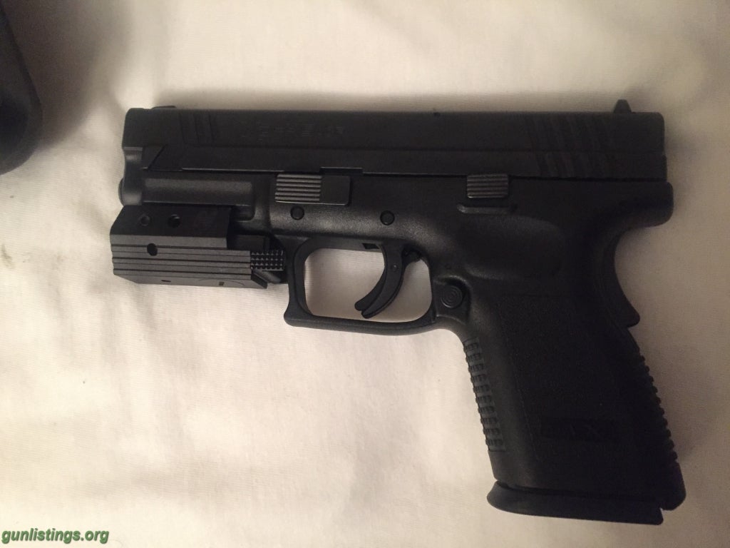 Pistols Springfield XD 45 With Laser