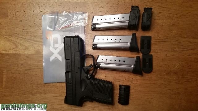 Pistols SPRINGFIELD XDS 9MM 3.3 BLACK, LIKE NEW