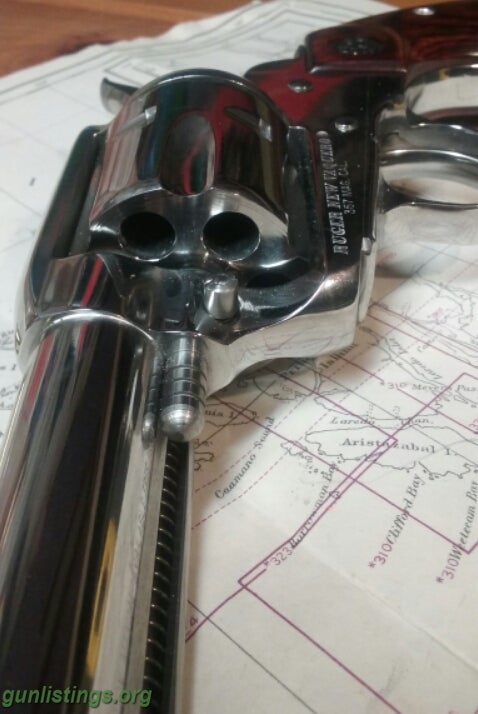 Pistols Stainless Ruger Vaquero 357 Magnum