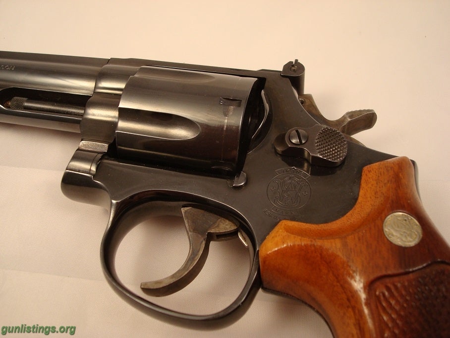Pistols S&W 586 357 Combat Magnum Revolver NO DASH