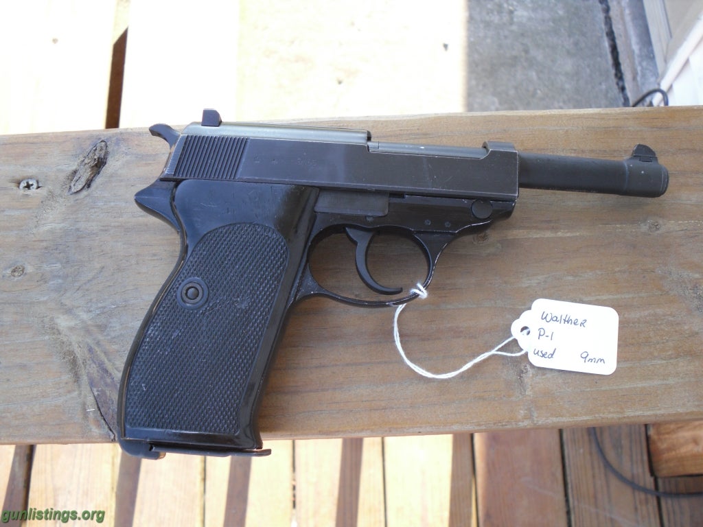 Pistols Walther P1 9mm Excellent Condition
