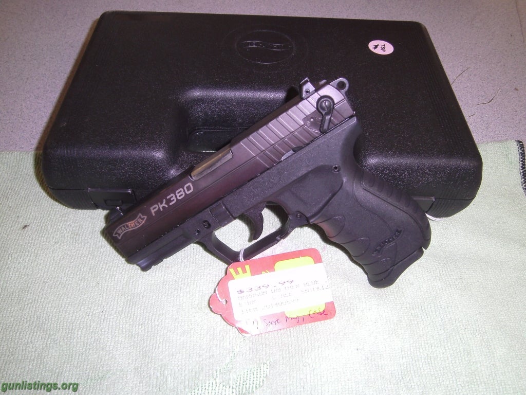 Pistols Walther PK380 .380ACP Semi Auto