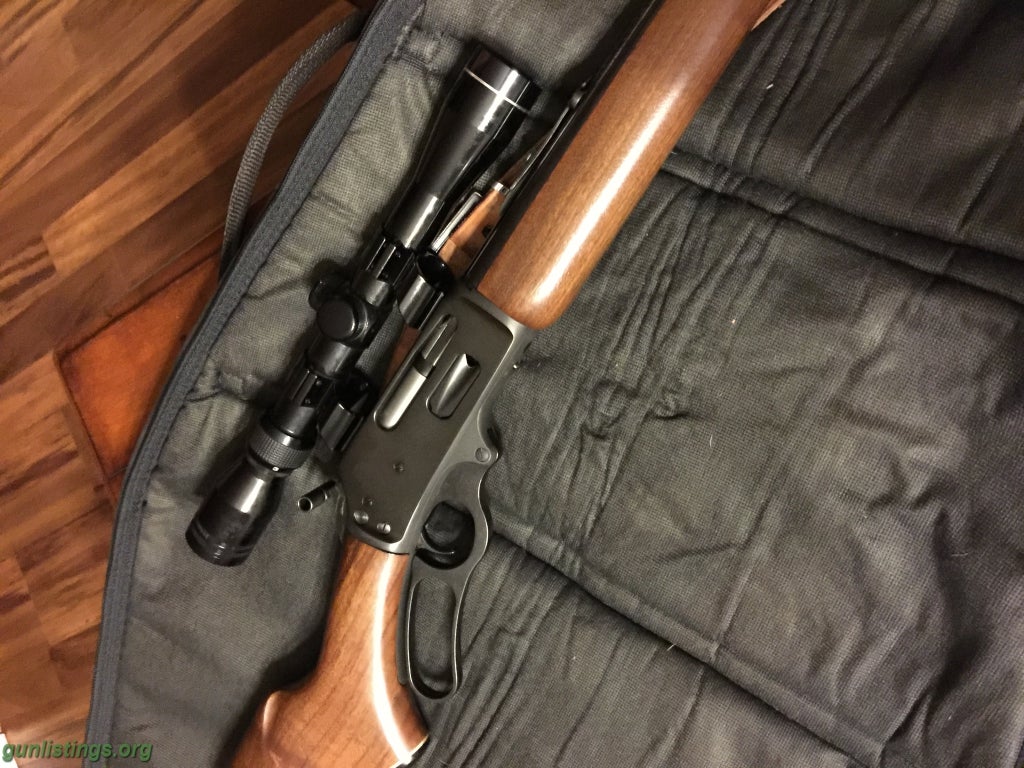 Rifles 30 30 Marlin Rifle With Scope