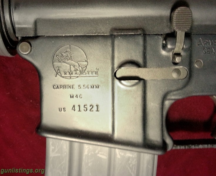 Rifles Armalite (Ar15) M4C Carbine Pre Ban