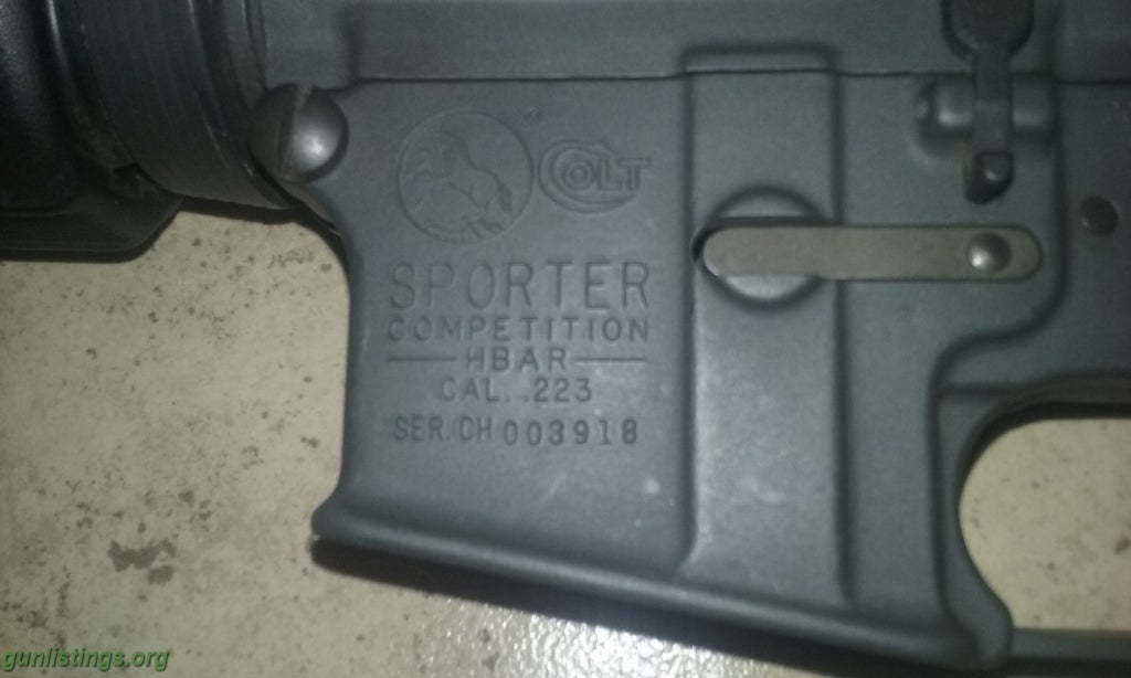 Rifles Colt Sporter Competition HBAR AR15