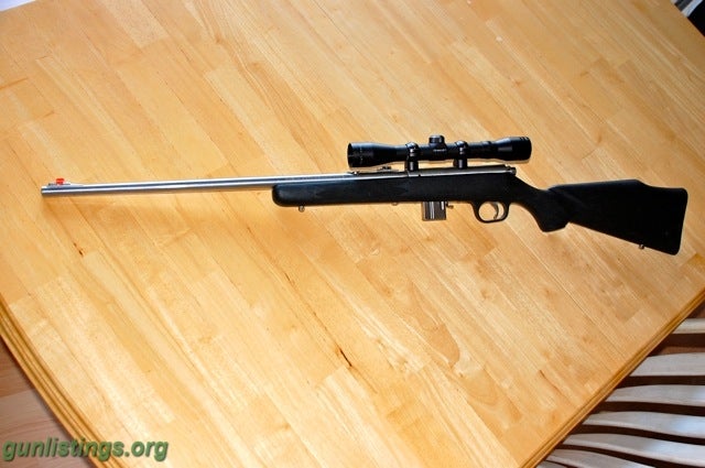 Rifles Marlin Model 882ss 22 MAGNUM Stainless Steel Barrel Wit