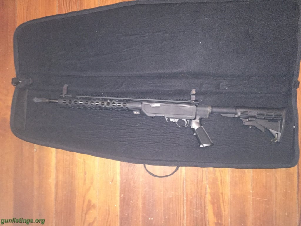 Rifles Ruger 10/22 With Troy T22 Chassis