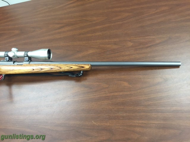 Rifles RUGER Stainless/Laminated 77/22 .22 Mag
