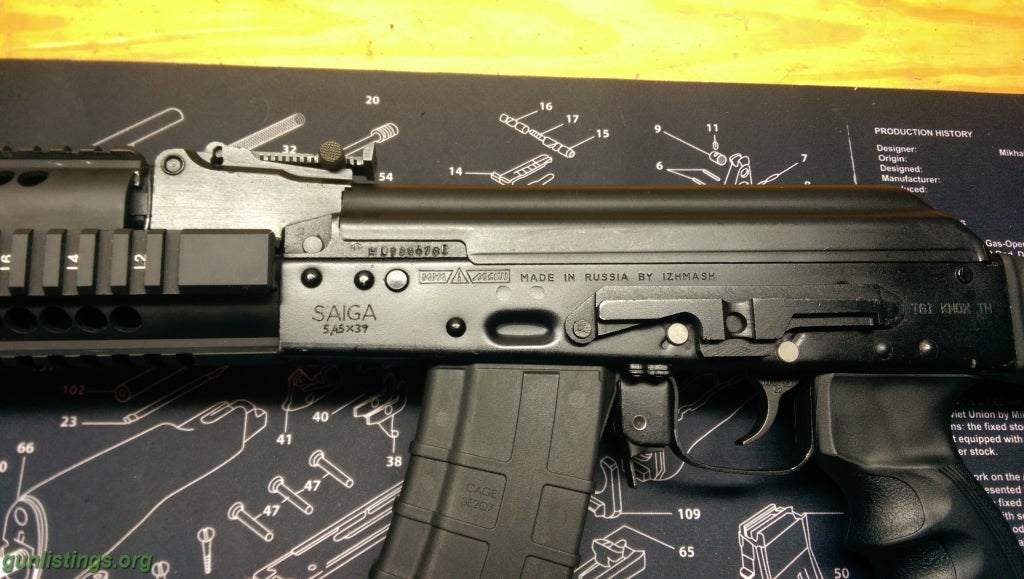 Rifles Saiga AK74