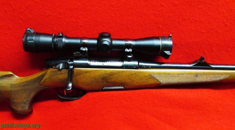Rifles Steyr Mannlicher -- Luxus Mod. 243 Cal W/ Leupold Var-X