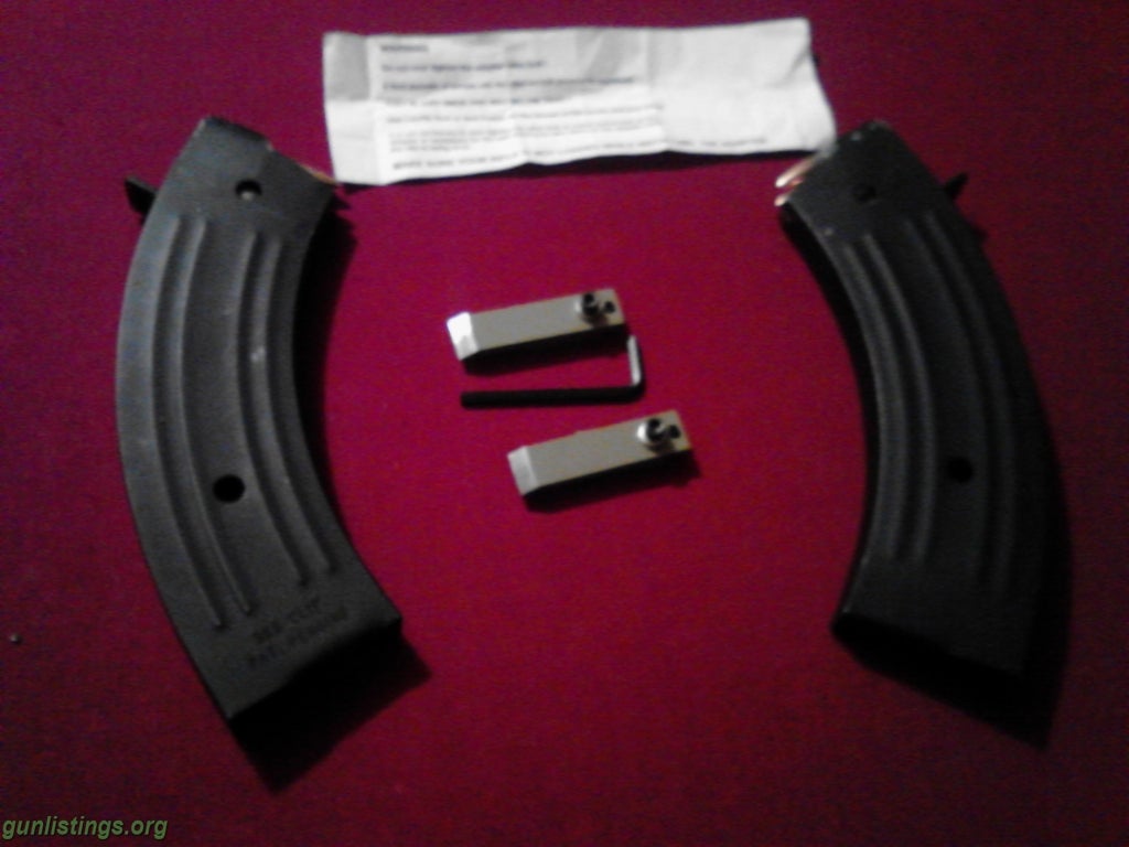 Rifles Two Hitech Mags For SKS...no Duck Bill