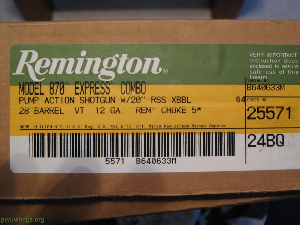 Shotguns Price Drop 12 Ga Remington 870 Express