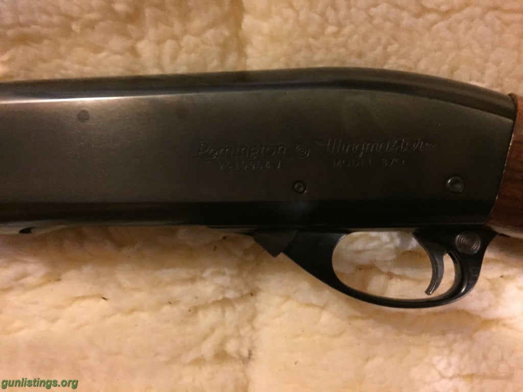 Shotguns Remington 870 Wingmaster 12 Gauge Slug Gun