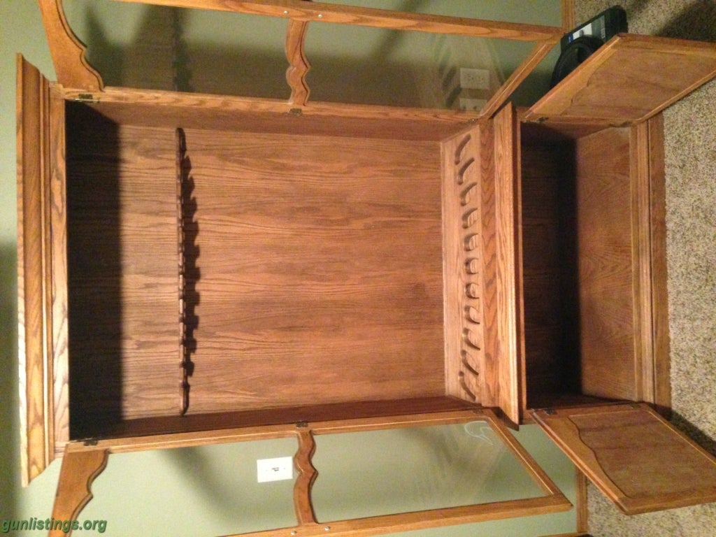 Accessories Custom Oak Gub Cabinet