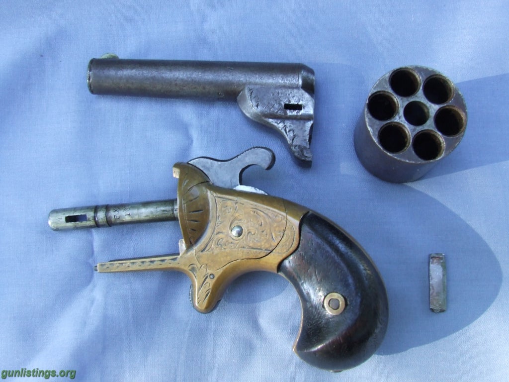 Collectibles 32 Caliber Moore Teat Fire Revolver