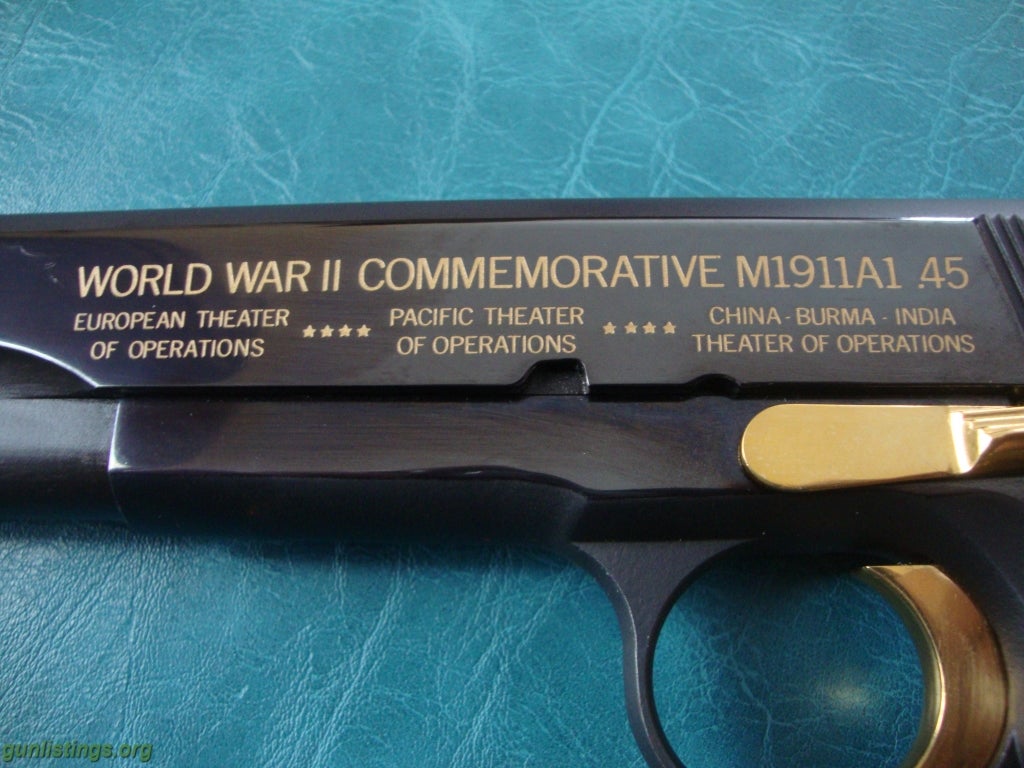 Pistols Auto Ordnanace WWII Commemorative 1911A1 .45