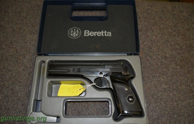 Pistols Beretta 76 Target .22 W/Box 22