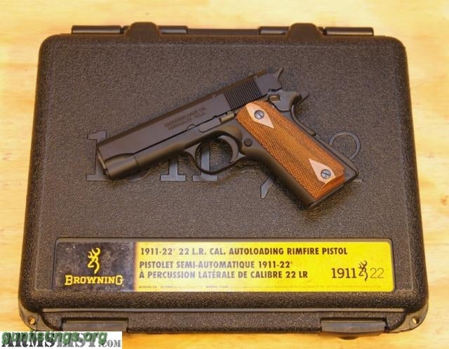Pistols Browning Compact 1911 W/case 22lr Handgun