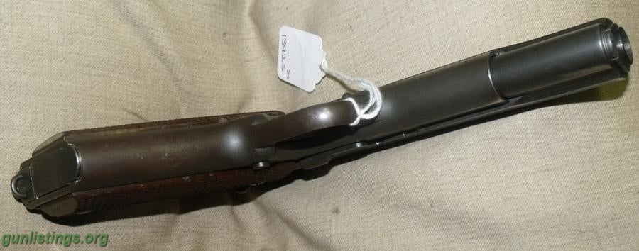 Pistols Colt -- WWII Model 1911A1 .45 ACP 1943 USGI Original