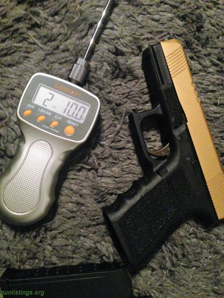 Pistols Custom Glock 19 Gen 3 Milled TiN-X Slide & Zev Trigger