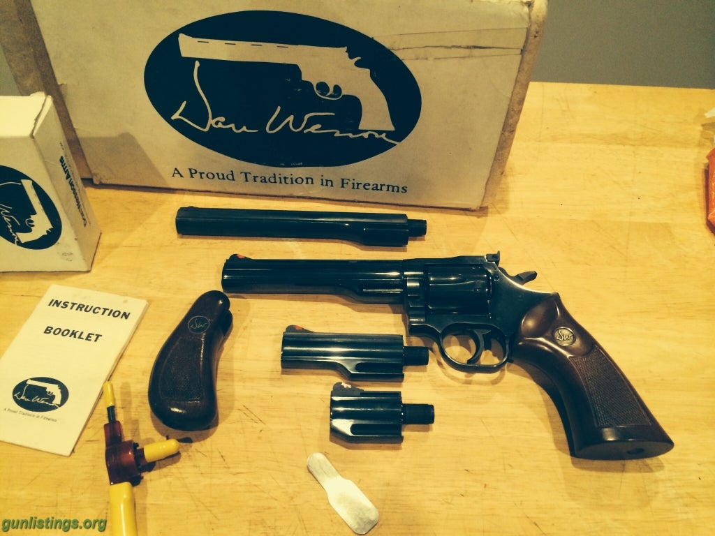Pistols Dan Wesson 15v 357 Mag With 4 Barrels