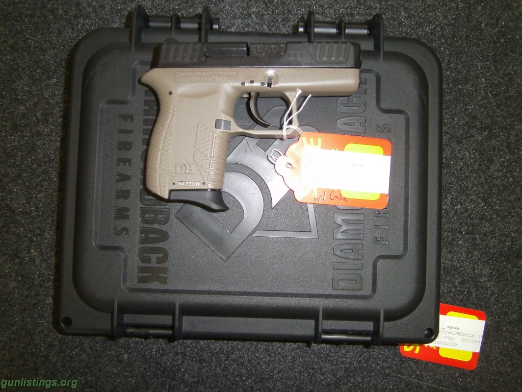 Pistols Diamondback DB380, W/ Case