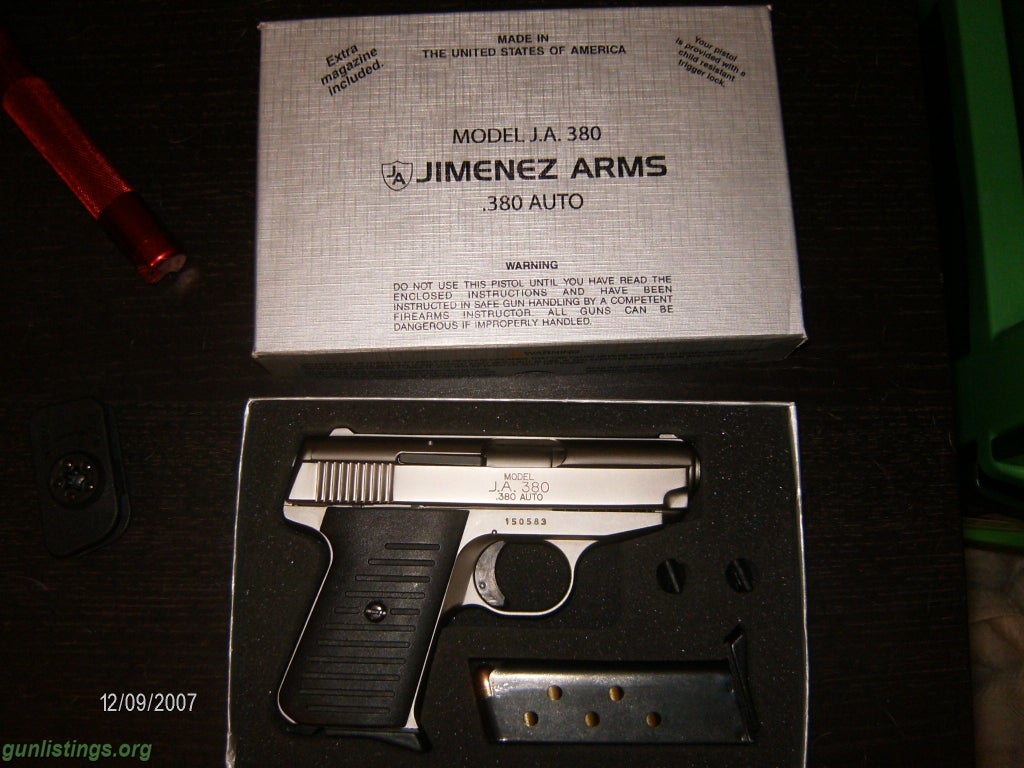 Pistols JIMENEZ ARMS .380