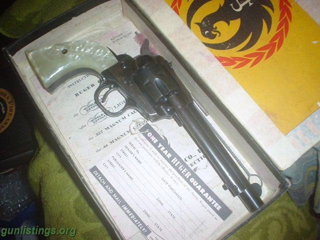 Pistols Ruger Old Model Flat Gate 22 Single Six