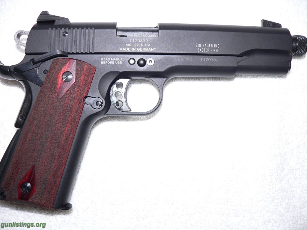 Pistols Sig 1911-22 Black Unfired