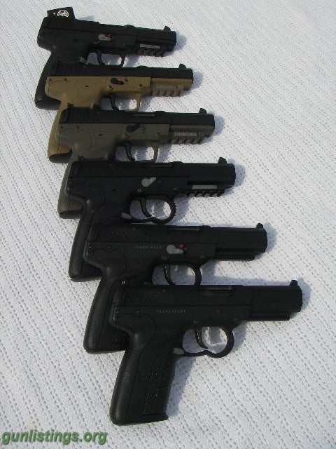 Pistols Six (6) FN Five-seveN 5.7 X 28 Pistol Collection