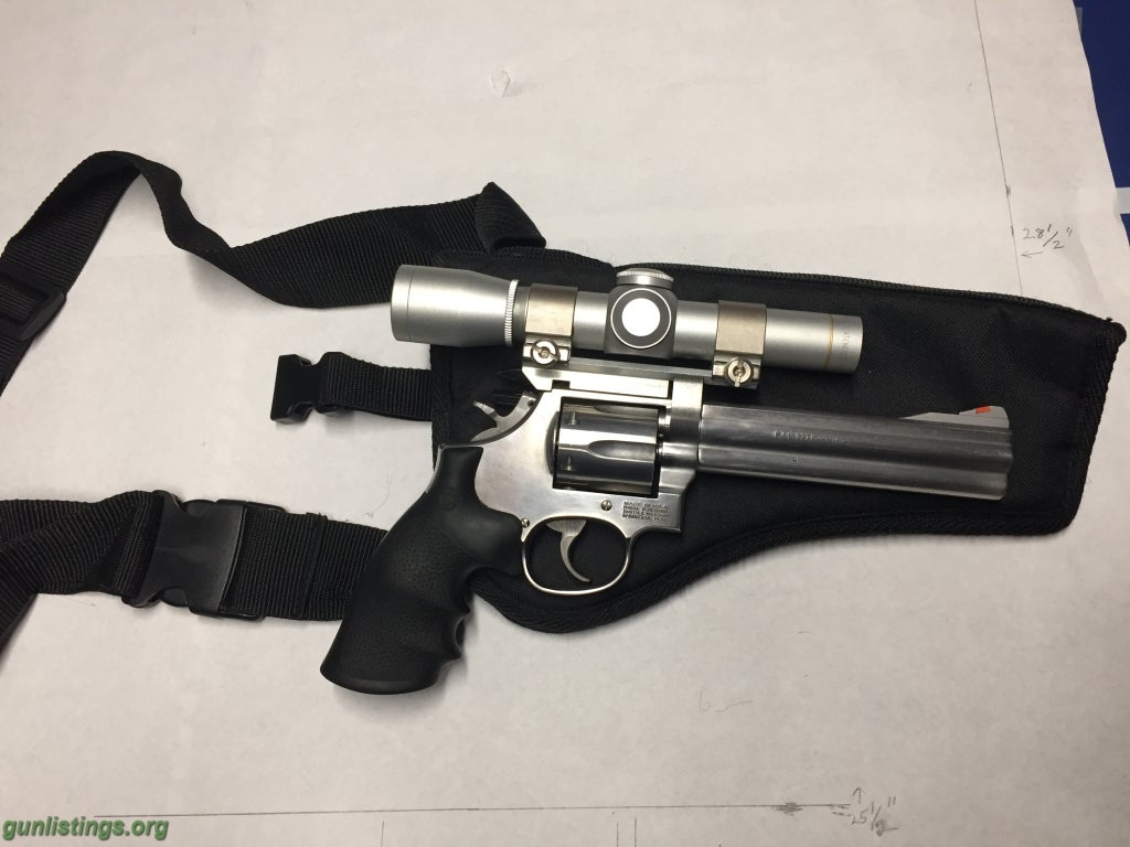Pistols Smith And Wesson 686-4 With Leupold Scope Pre Lock