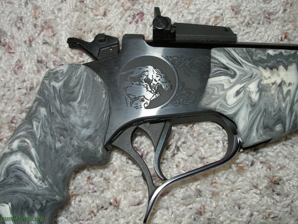Pistols Thompson Center Contender With Custom Grip Set