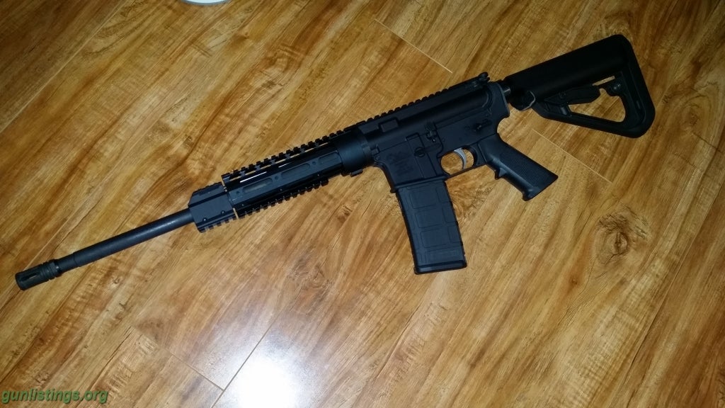 Rifles AR-15, 5.56, New Never Fired, Nice Upgrades