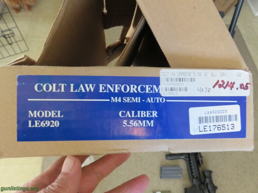 Rifles COLT'S LAW ENFORCEMENT CARBINE M4