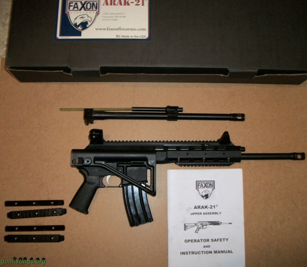 Rifles FAXON ARAK-21 5.56 & 300 Blackout For Sale Or Trade