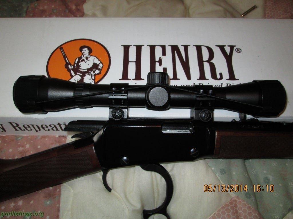 Rifles Henry 22 Mag Lever-Action Rifle