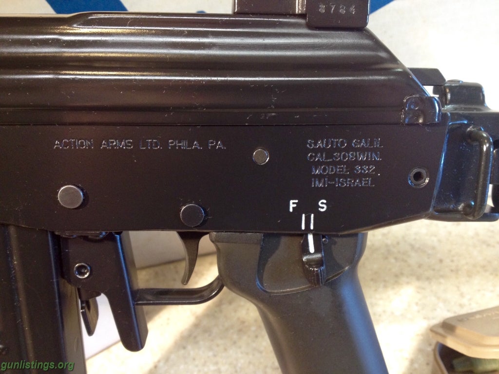 Rifles Israeli Galil ARM, Model 332, 308 Cal.