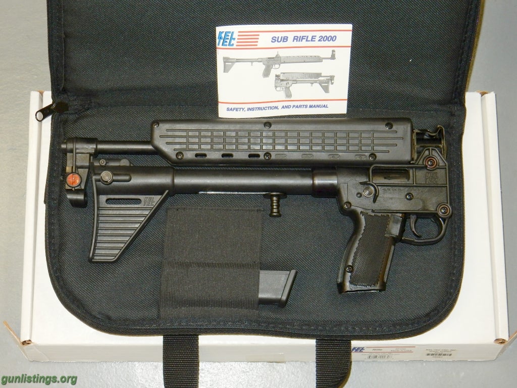 Rifles New In Box Kel-Tec Sub 2000 .40 S&W Glock Type W/ Soft