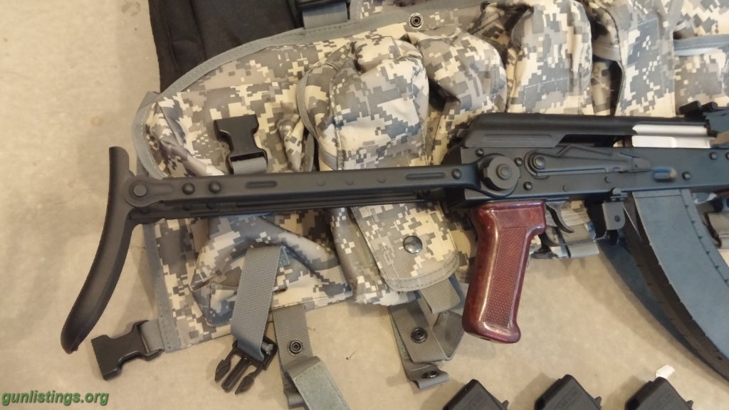Rifles Polish Ak47 Underfolder With Lots Of Mags