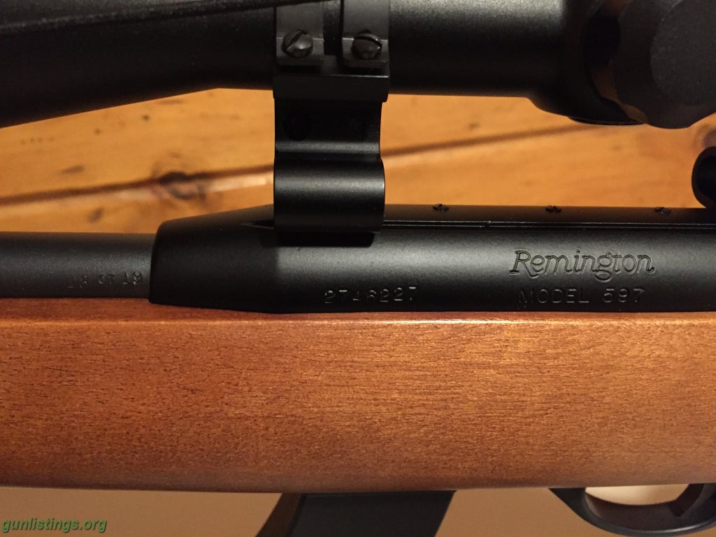 Rifles Remington 597 .22 Cal W/scope