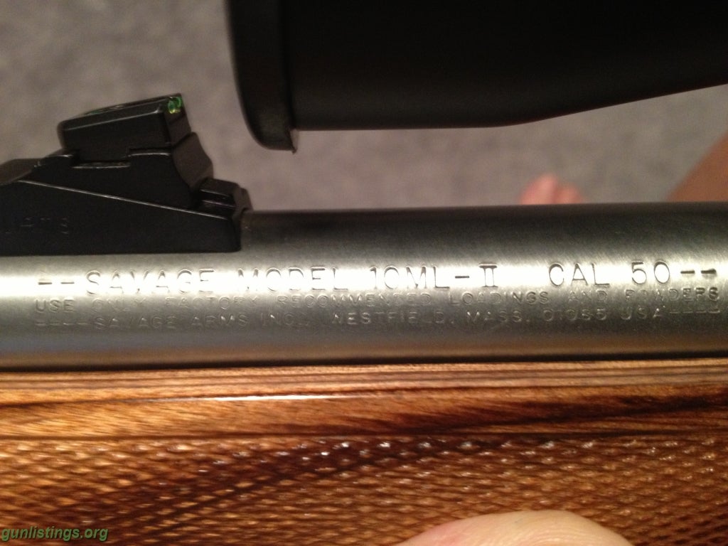 Rifles Savage Model10 ML II 50 Cal Smokeless Muzzleloader