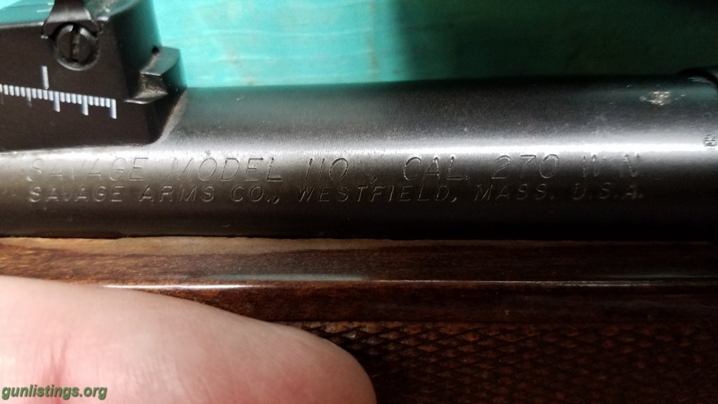 Rifles Savage Model 110, Cal270win