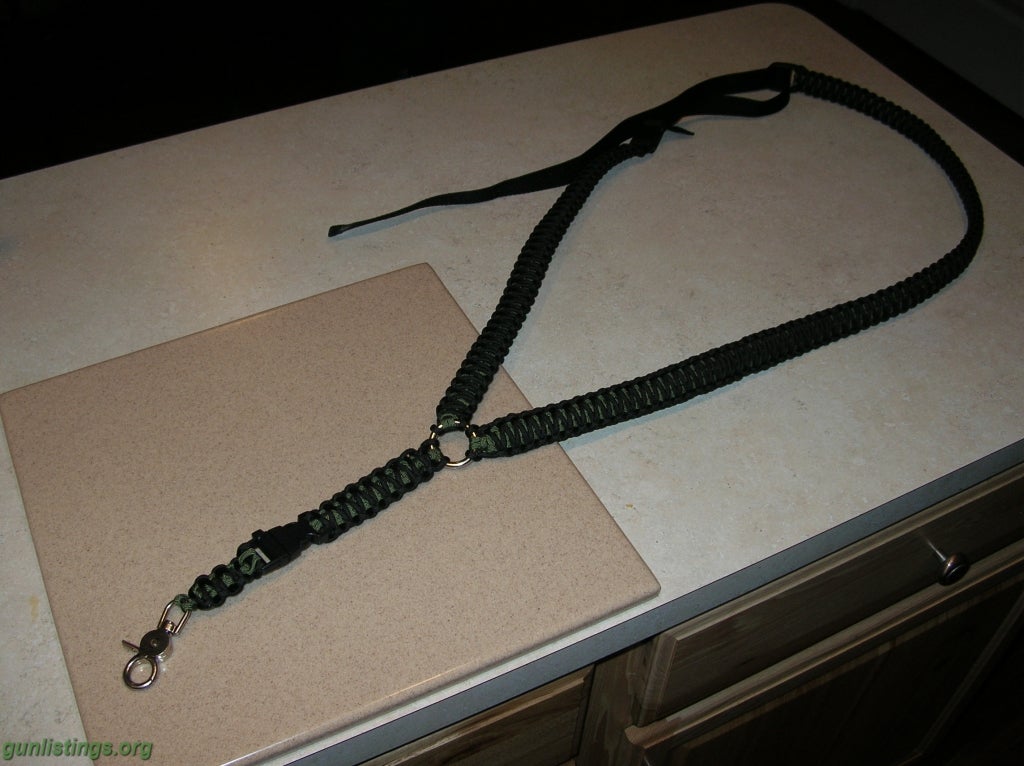 Rifles Single Point Adjustable Paracord Sling (Various Styles