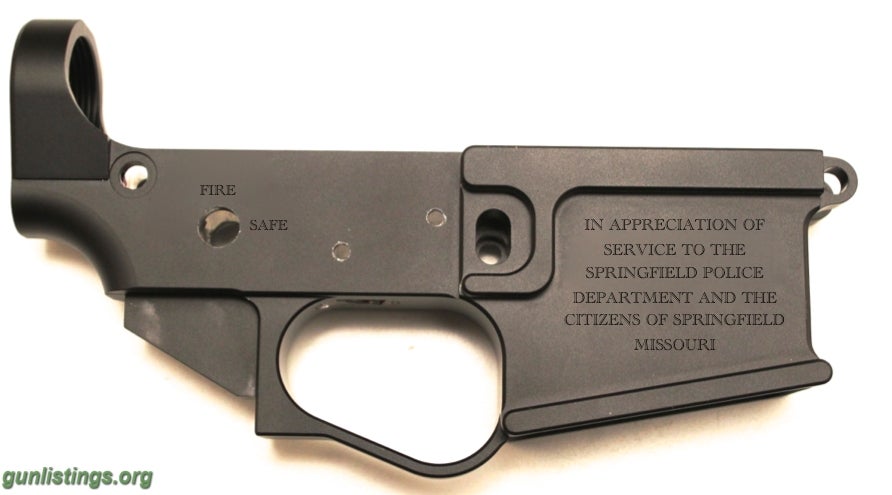 Rifles Springfield Police Department AR-15 BILLET Lowers